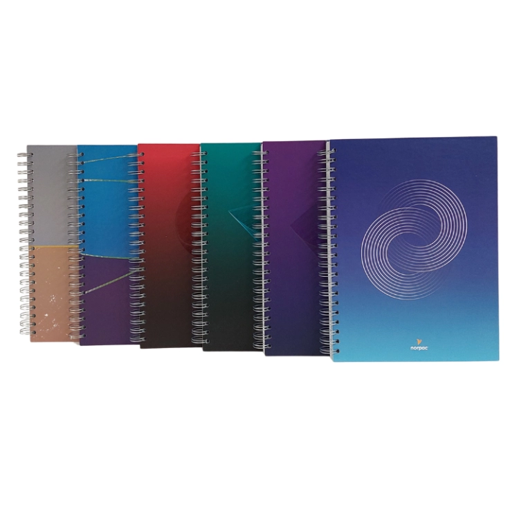 Cuaderno con Espiral Norpac Removible Clasica A4 Universitario 90 Hojas Rayadas + Lisa Art.C190MR